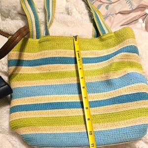 Striped Multicolor Tote Bag
